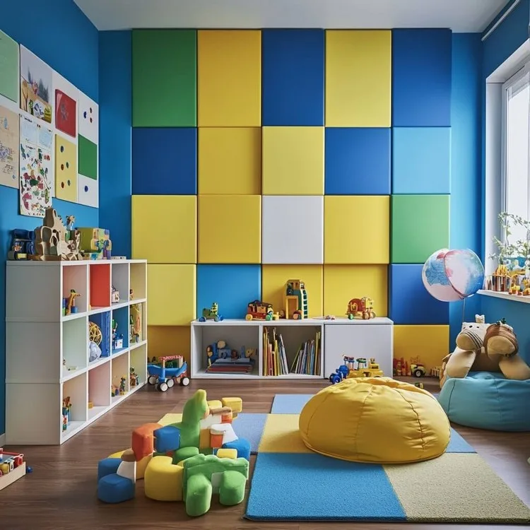 Modular Wall Panelling Design for Kids Room