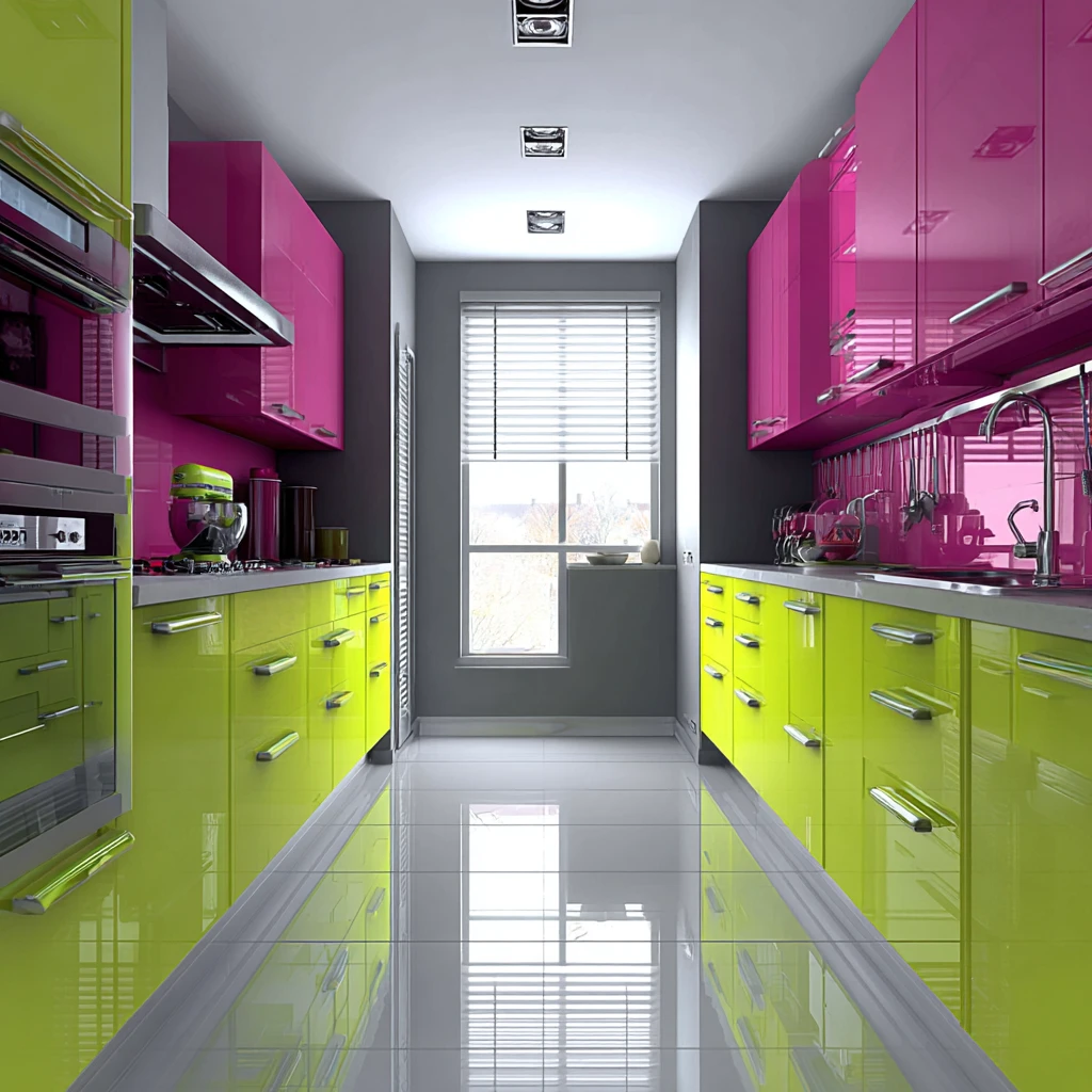 Neon or Extremely Bright Shades: Colours to Avoid in the Kitchen as per Vastu