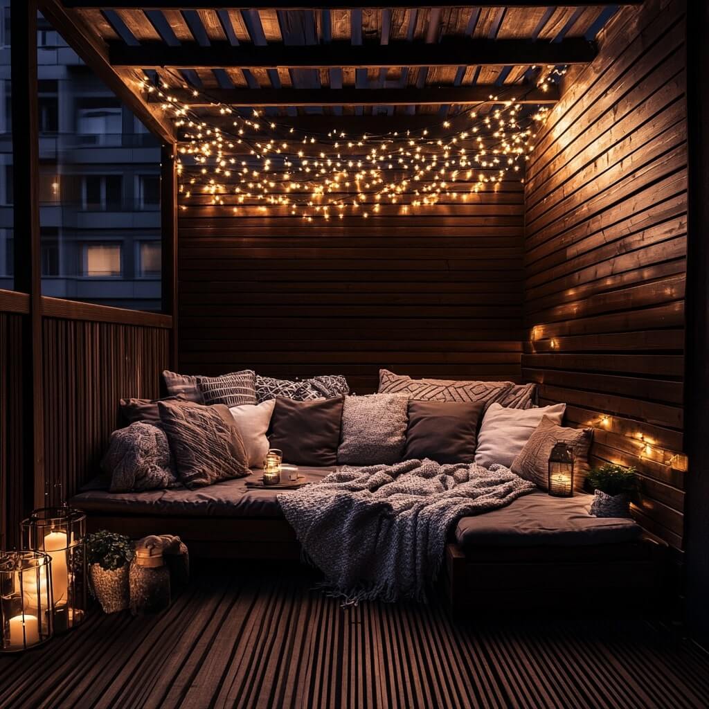 Pinewood Deck for Balcony
