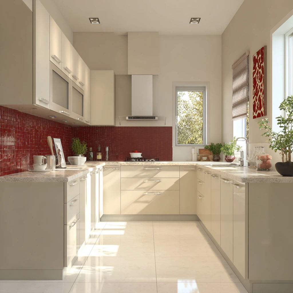 Red: Kitchen Colour as per Vastu