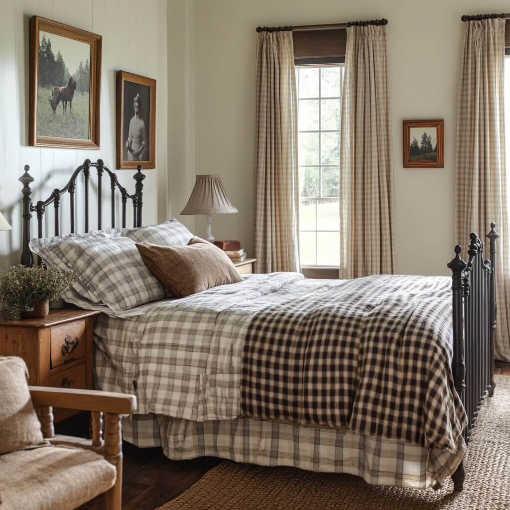 Rustic Farmhouse Look Curtains Ideas