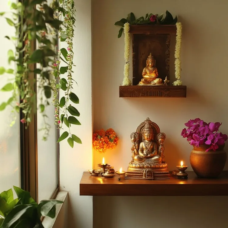 Minimalist Temple Design for Home