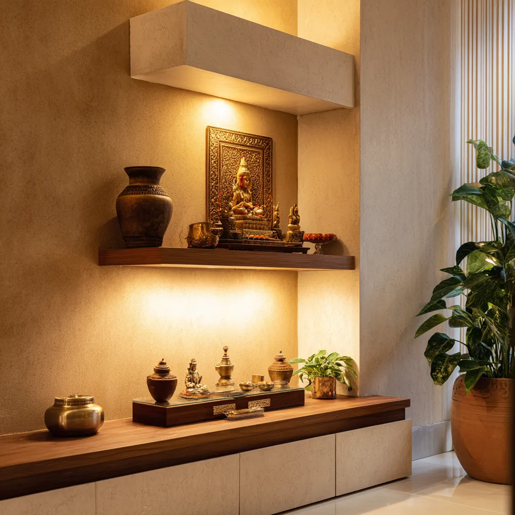 Simple Tips to Create a Beautiful Wall Mandir