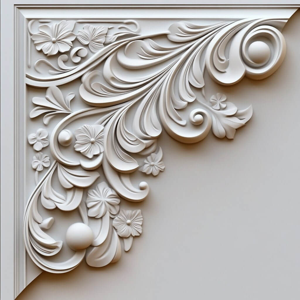 Traditional Ornamental POP Corner Design Ideas
