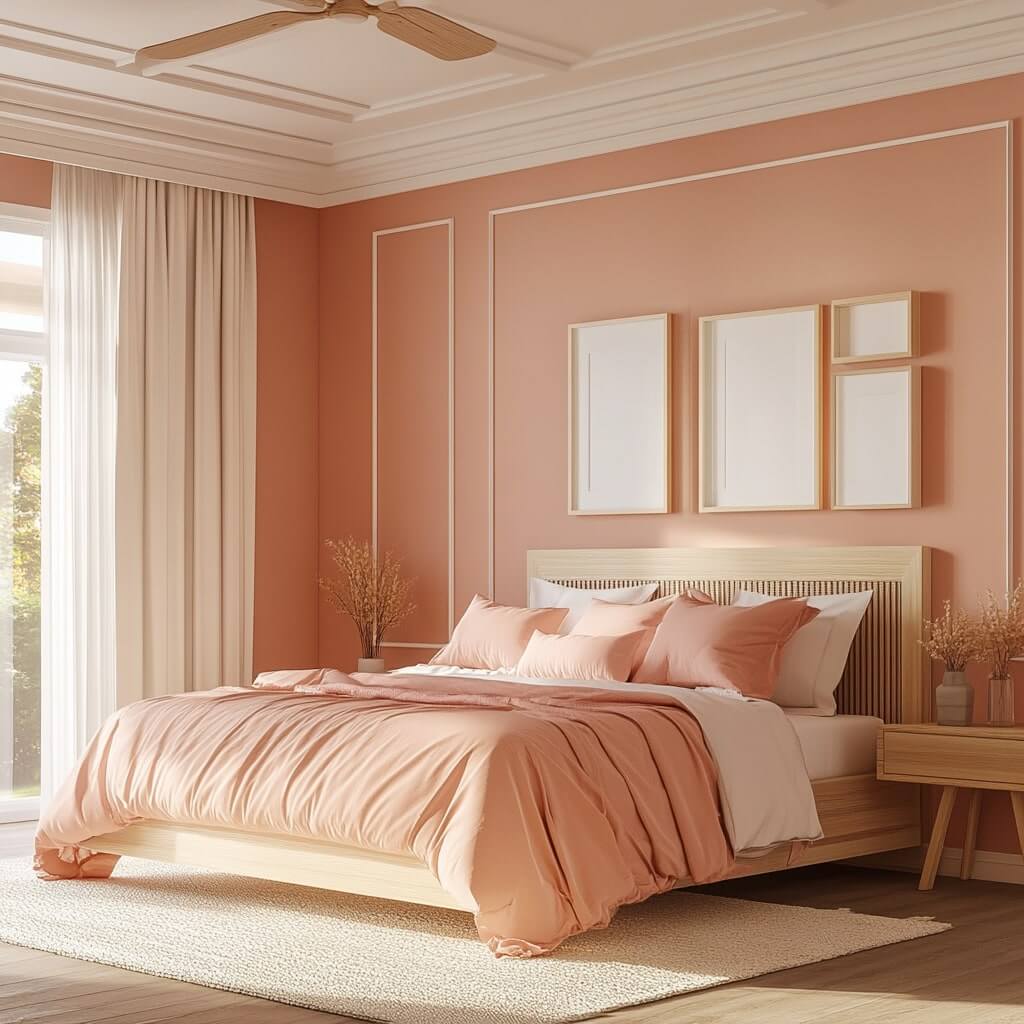 Try Coral Peach and Pink for Your Room