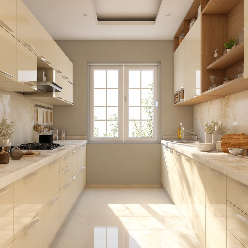 White and Off-White: Kitchen Colours as per Vastu