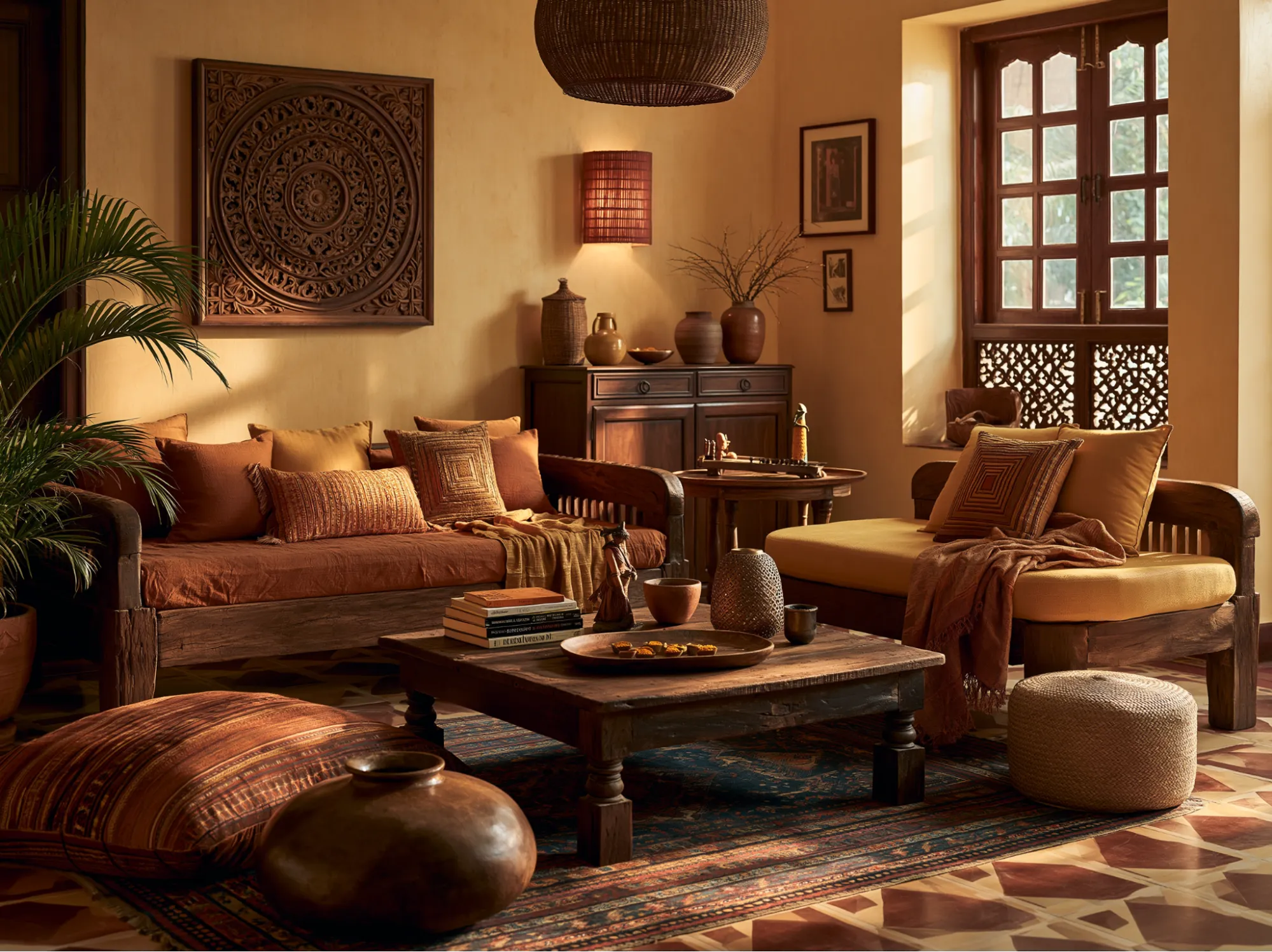 Yellow Colour Schemes for Rustic Interiors