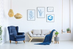 Living Room with Oceanic Designs - Enhance the Look