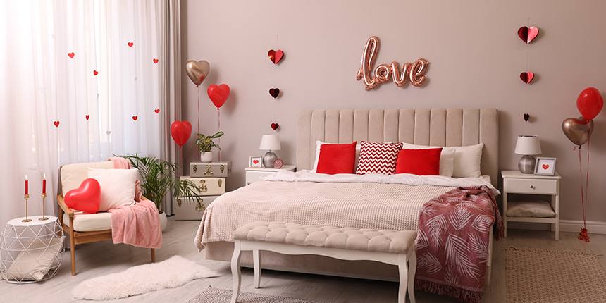 Bedroom Decoration for Valentines Day