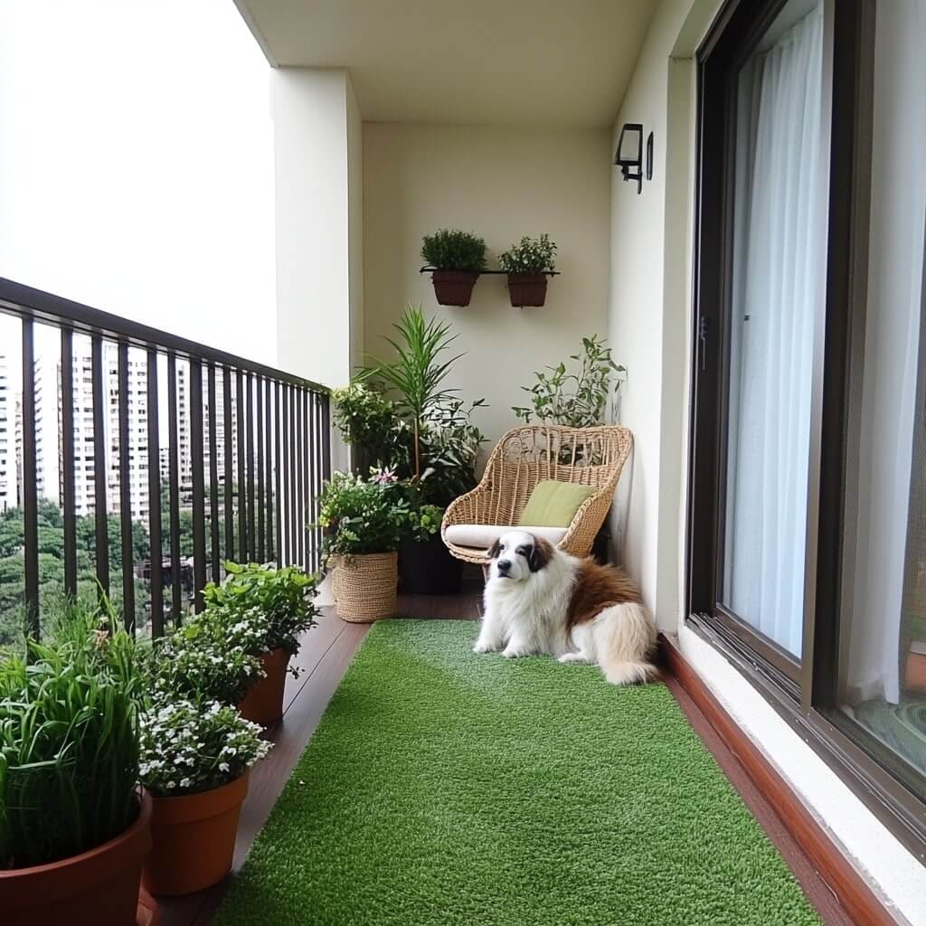 Balcony Garden for Pet Owners