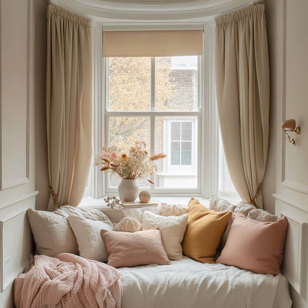 Bay Cosiness for Bedroom Bay Window Ideas