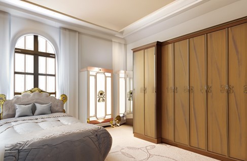 Classic Wooden Almirah Design for Bedroom
