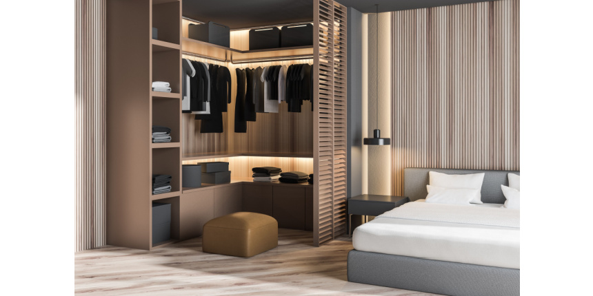 Corner Almirah Design for Small Bedroom