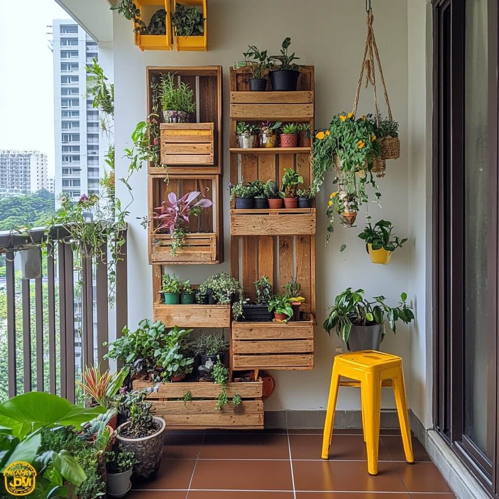 DIY Apartment Balcony Garden