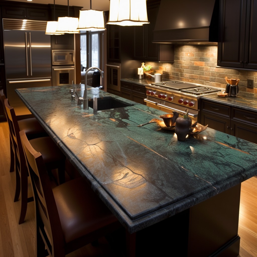 Flamed Granite - Counter Decoration