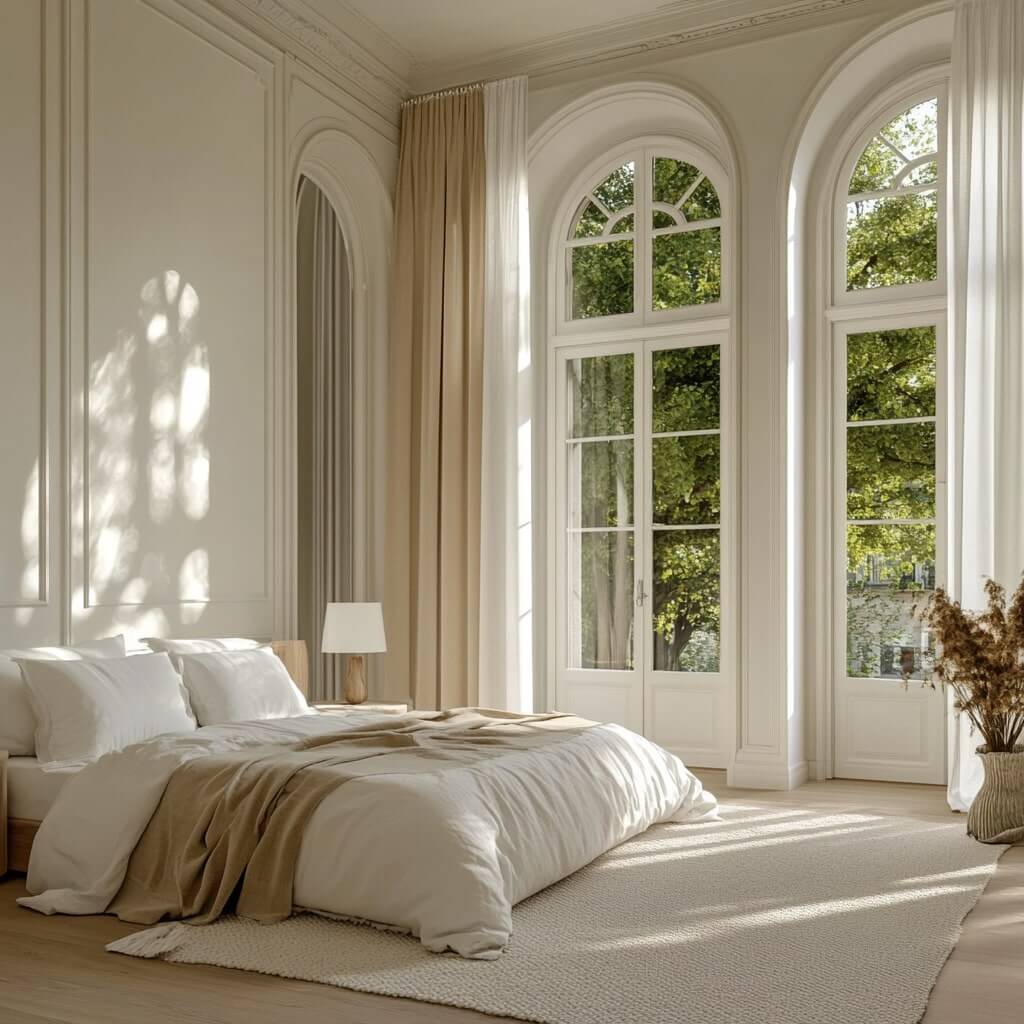 French Flair in Bay Windows