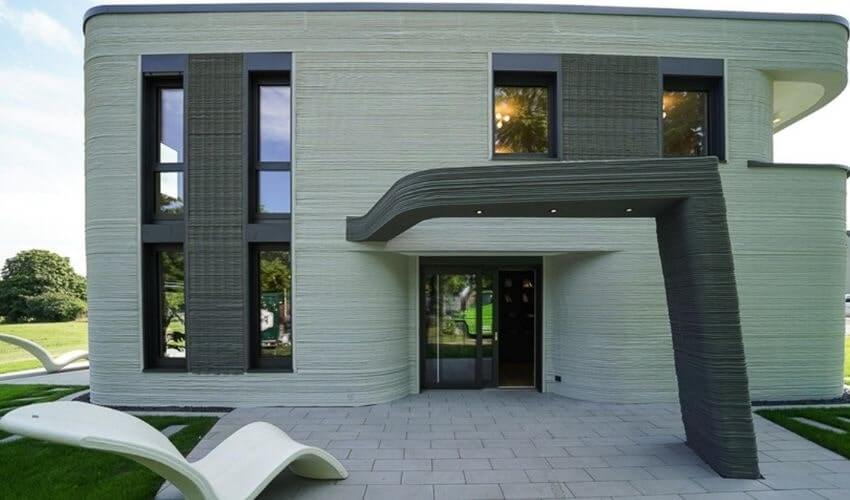 Germany first 3D-printed house
