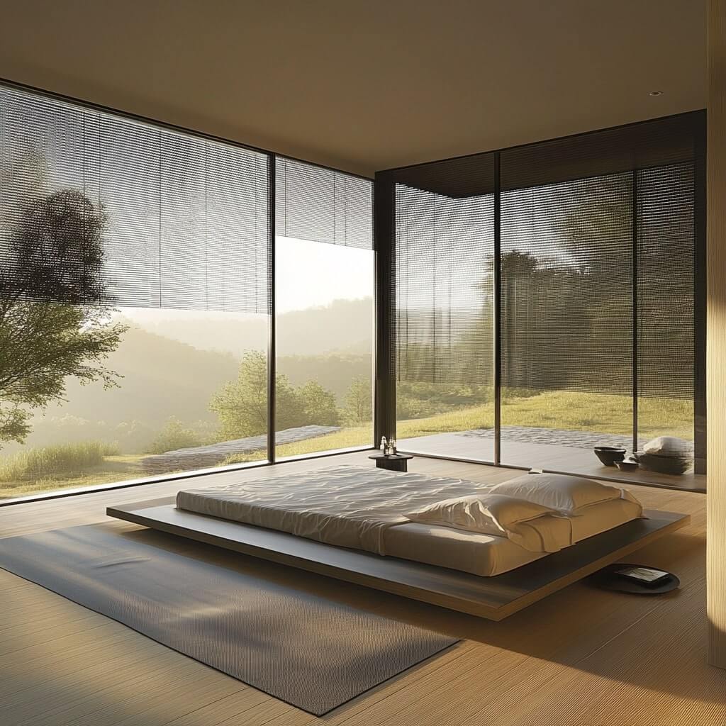 Glass Wall with Big Window Design