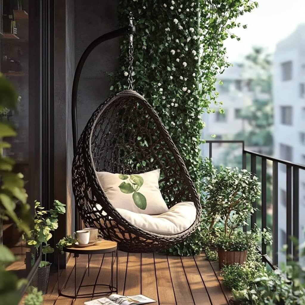 Hanging Chair Balcony Garden