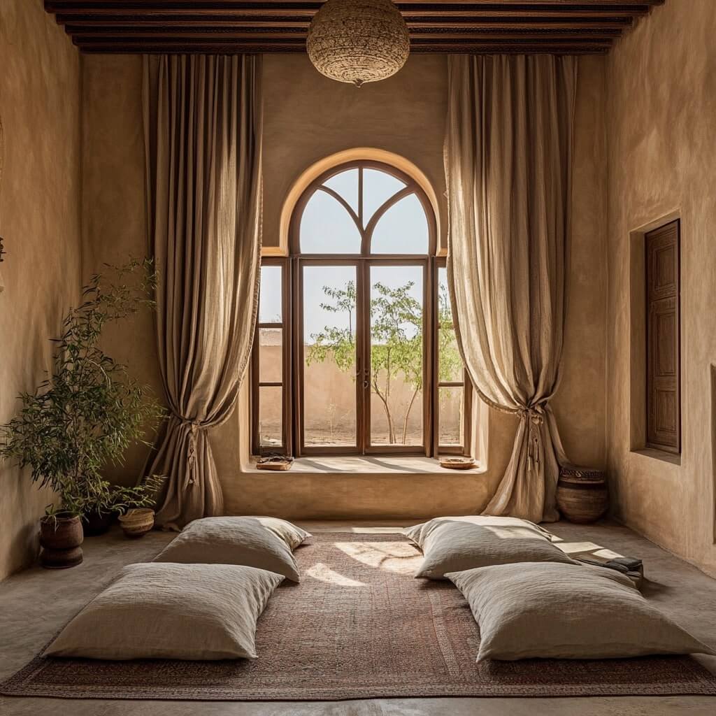Indian Style for Bedroom Window Design