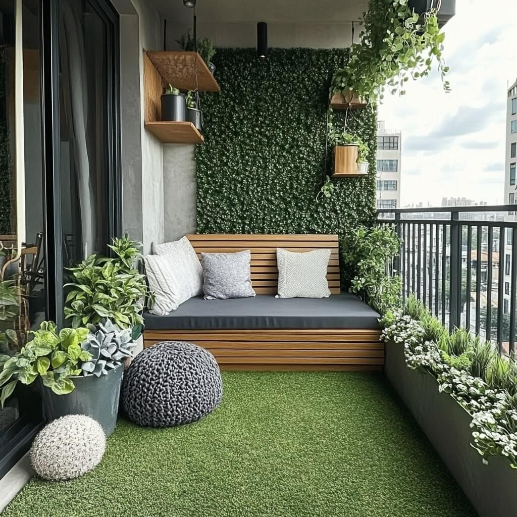 Low-Maintenance Balcony Garden