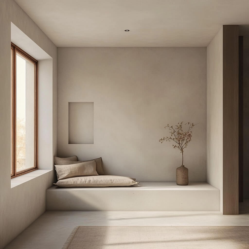 Minimalist Touch to Modern Bedroom Window Design