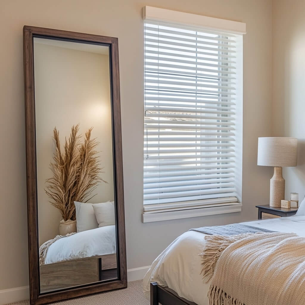 Mirror Magic beside Window Side Bed