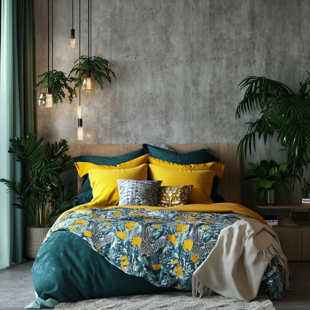 Silver Strand Romantic Bedroom Paint Colours by Sherwin Williams