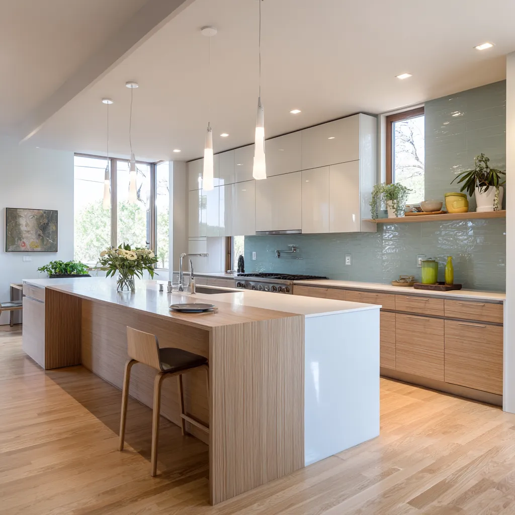 Simple Island Kitchen Design Ideas