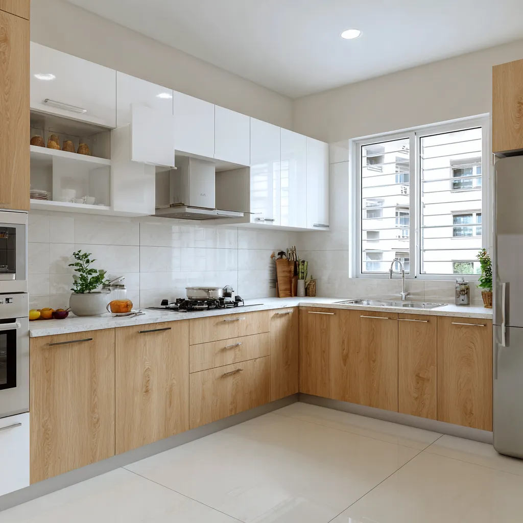 Simple MDF Kitchen Design