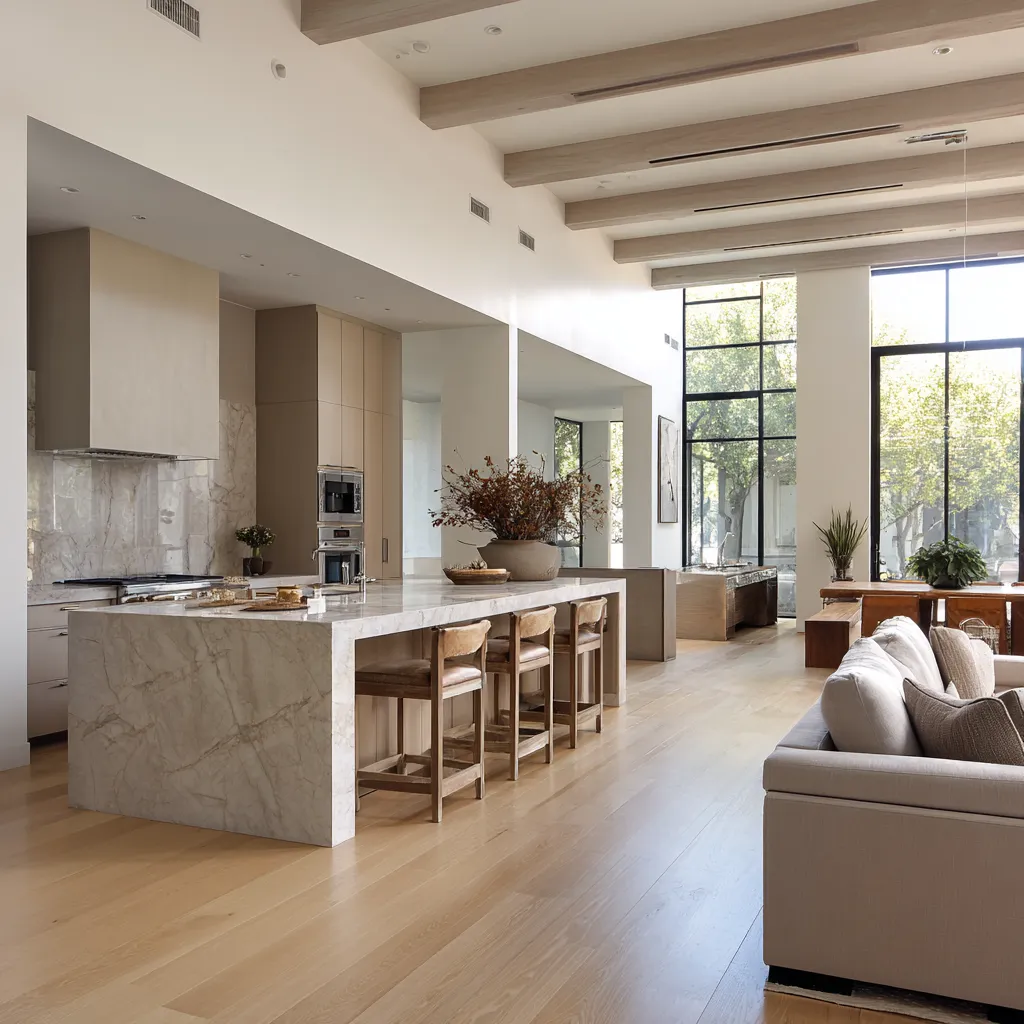 Simple Open-Concept Kitchen Design Ideas