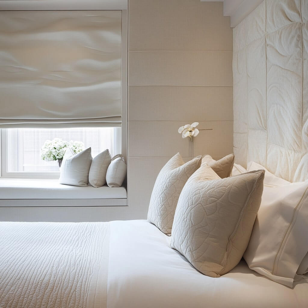 Textured Panels for Room Window Design