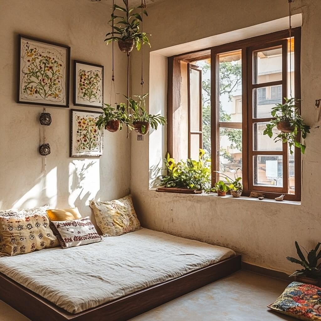 Touch of Green around Bay Windows