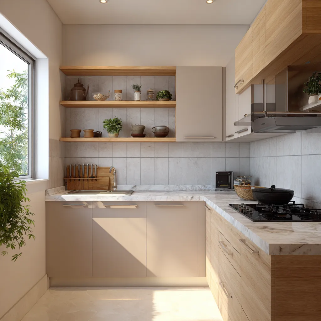 Try Parallel Storage- Simple Kitchen Design Ideas