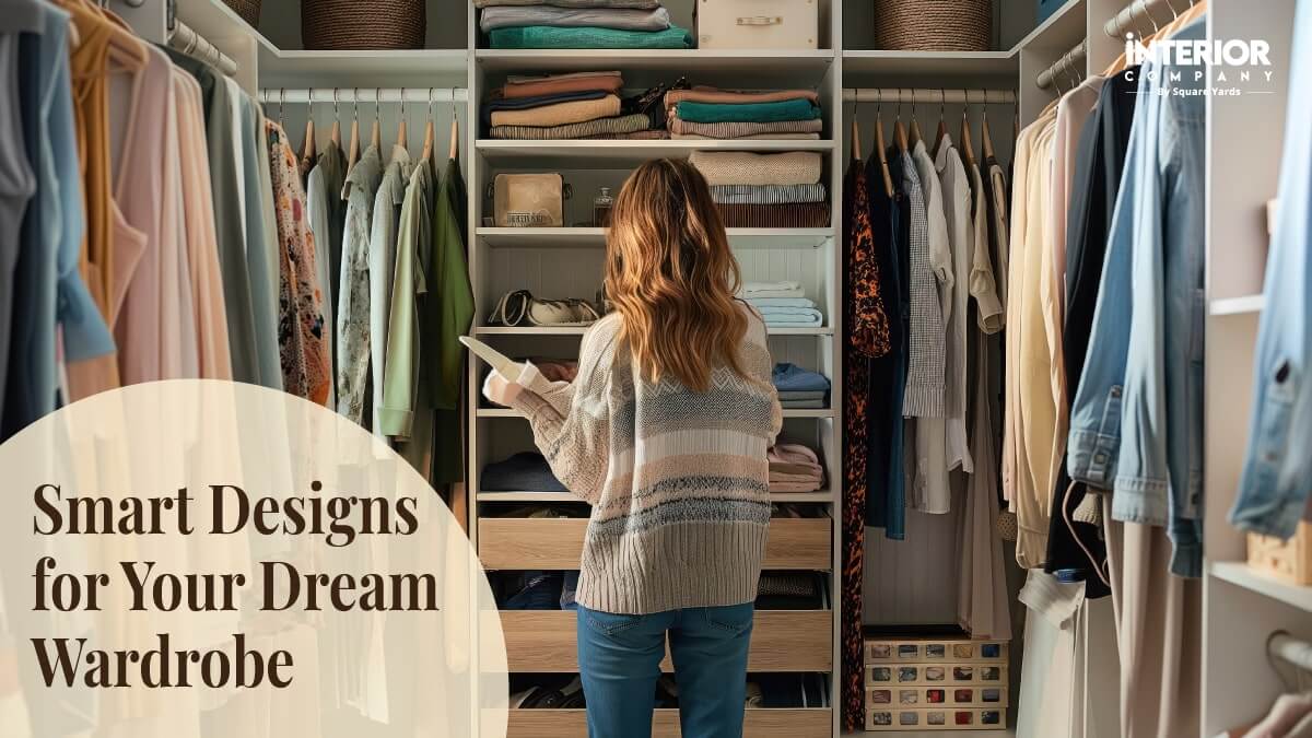 Wardrobe inside Design for Ladies