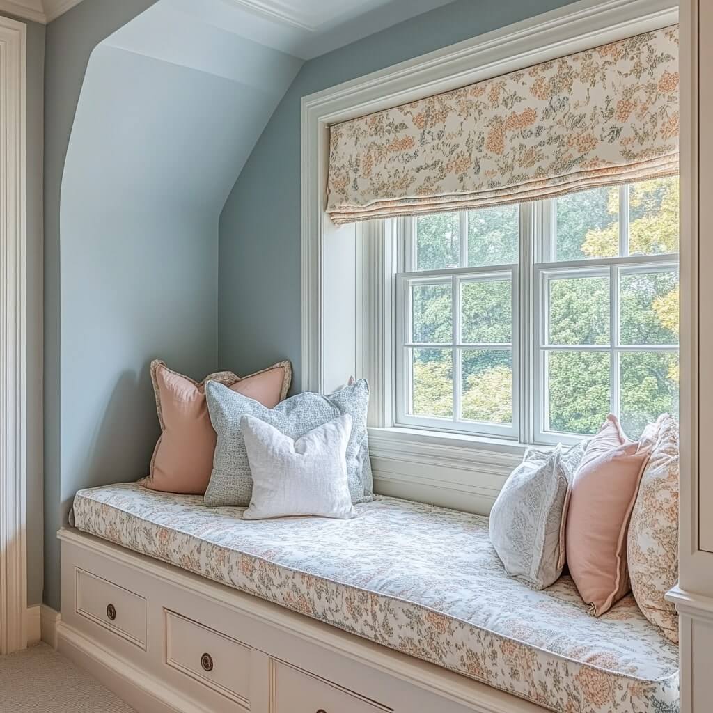 Window Seat Comfort for Bedroom Design