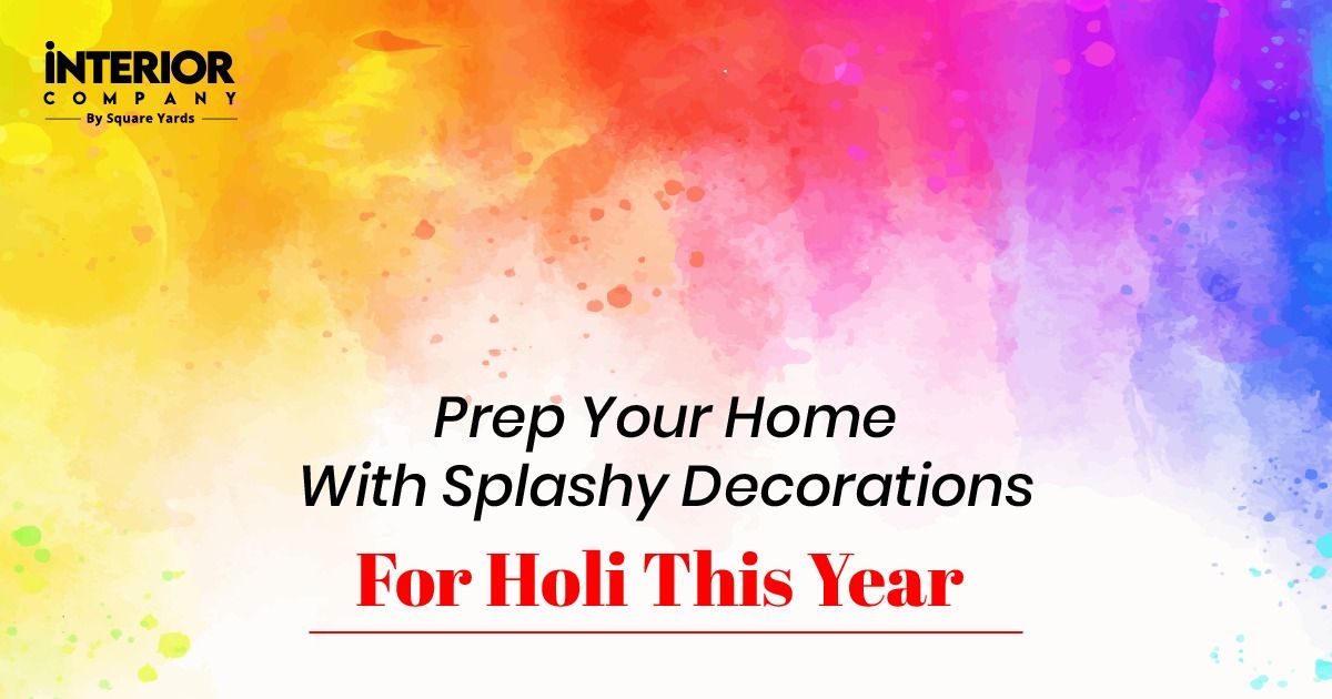 Holi Decoration Ideas for Your Home 2024