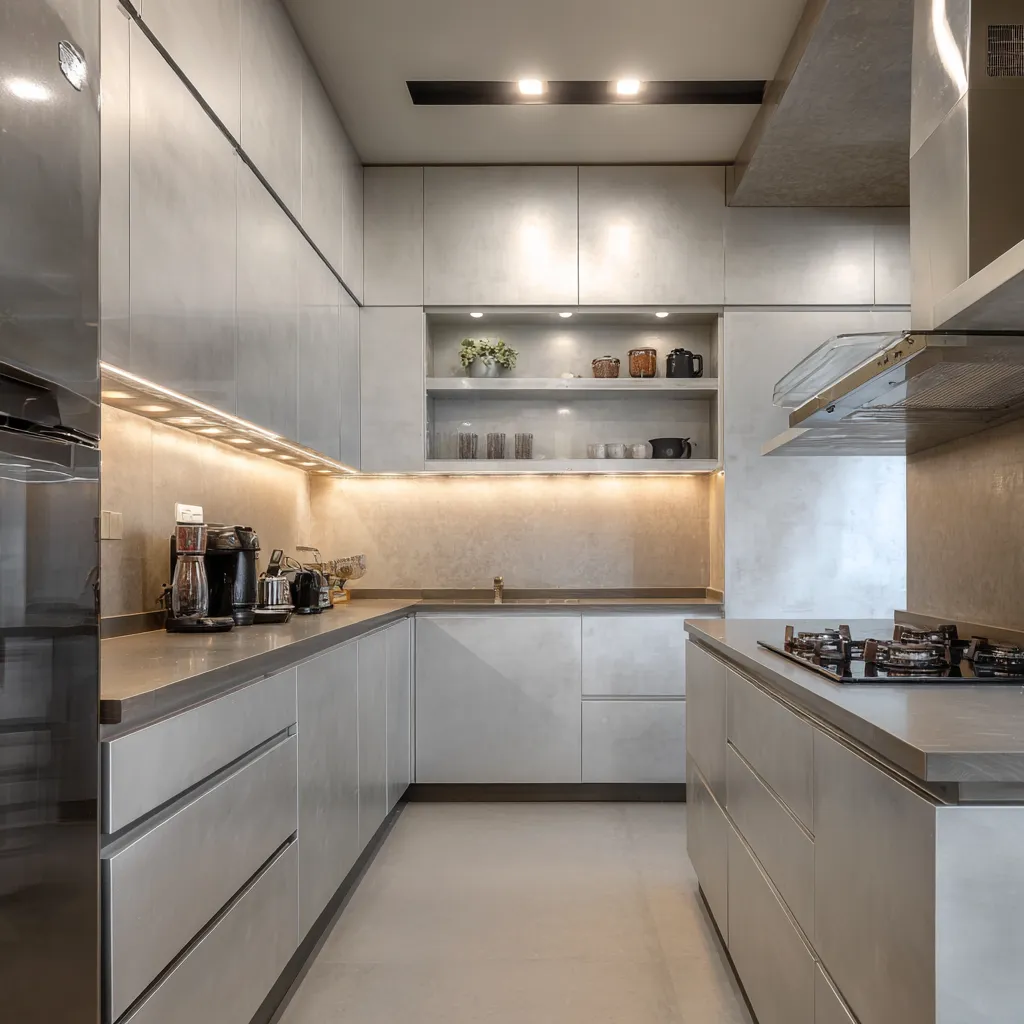 PVC vs Aluminium Kitchen Cabinets