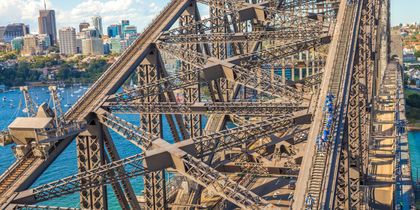 Sydney Harbour Bridge Construction