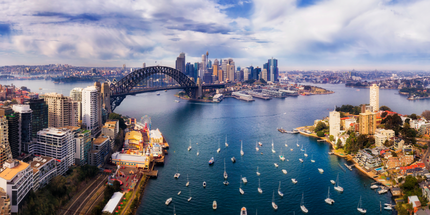 The Sydney Harbour Bridge 