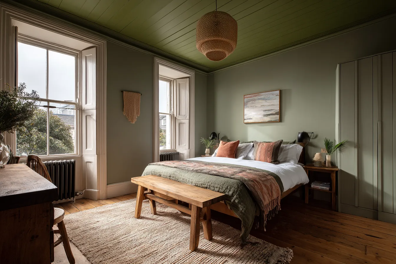 Wall Colour Options for High-Ceiling Bedrooms