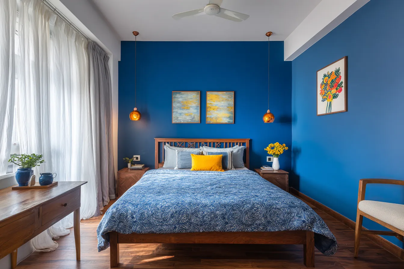 Wall Colour Selection Based on Size of the Bedroom