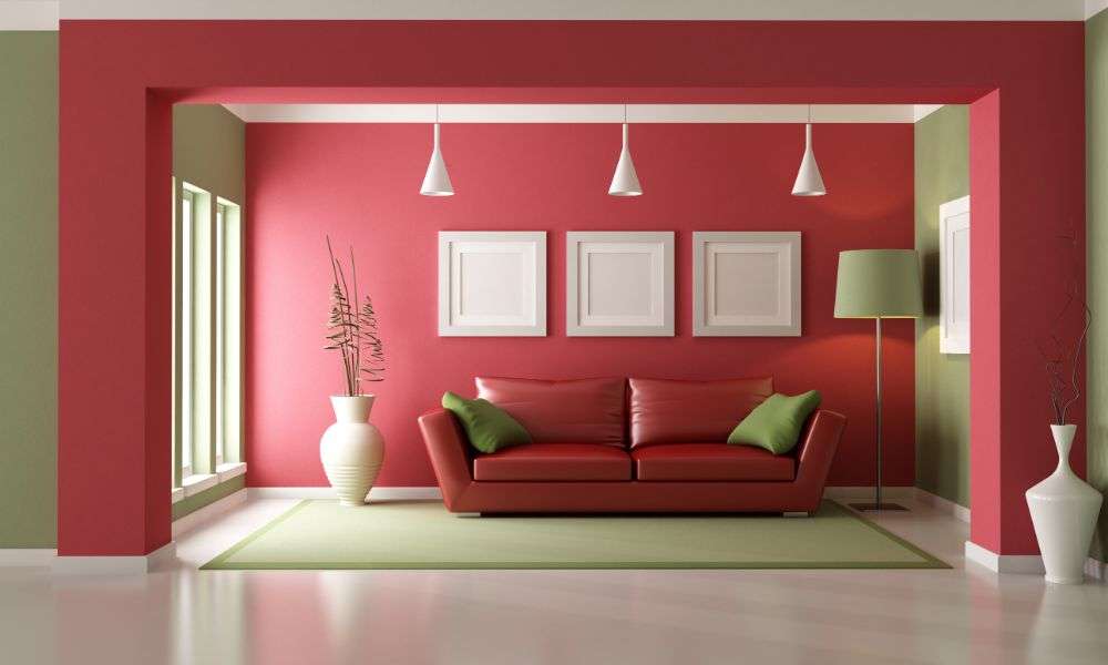 Warm Cozy Red and Natural Soothing Green