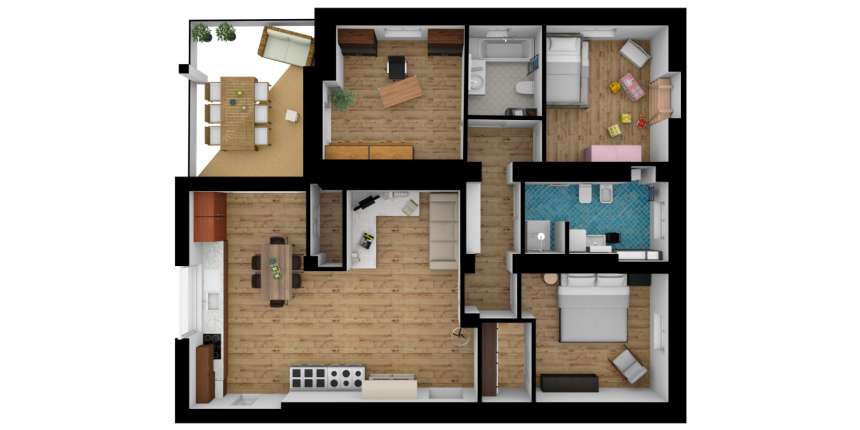 1000 Sq Ft House Design for Middle Class