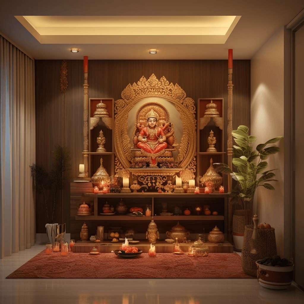 Navratri Puja Decoration Ideas