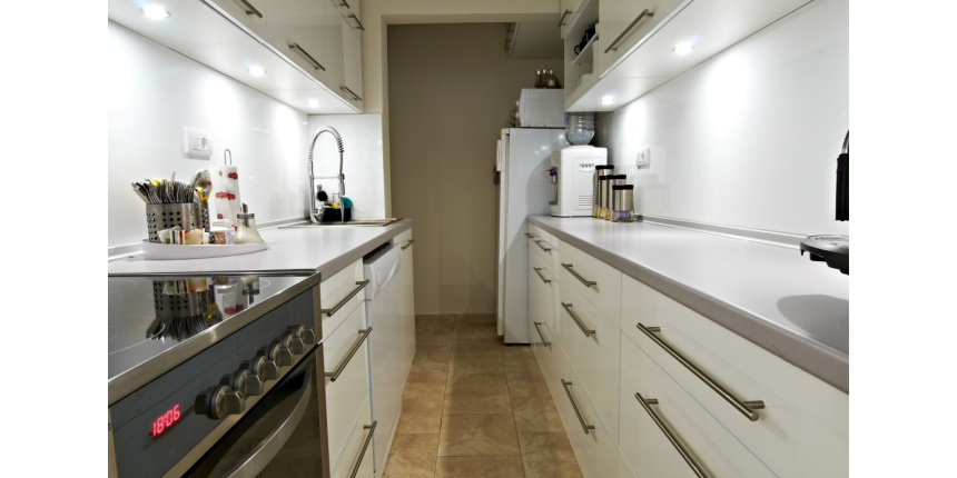 Parallel Small Modular Kitchen Design
