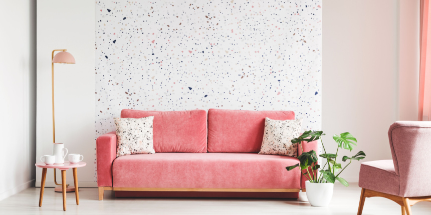 Terrazzo Terrific Elegant Wallpaper for the Living Room