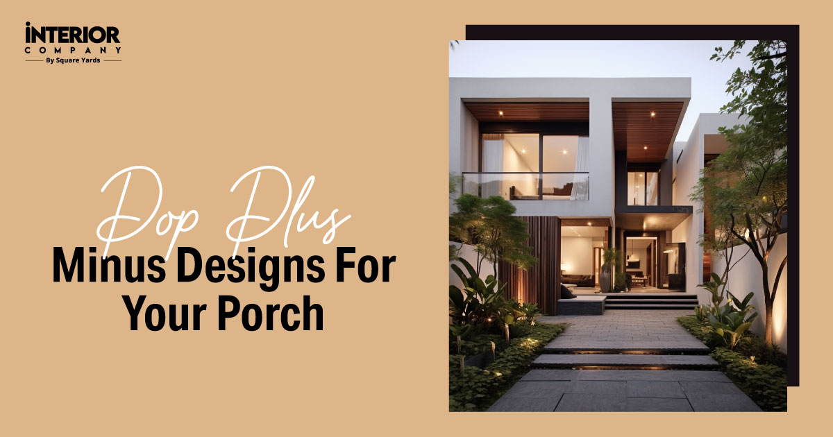 Modern Pop Plus Minus Designs For Your Porch