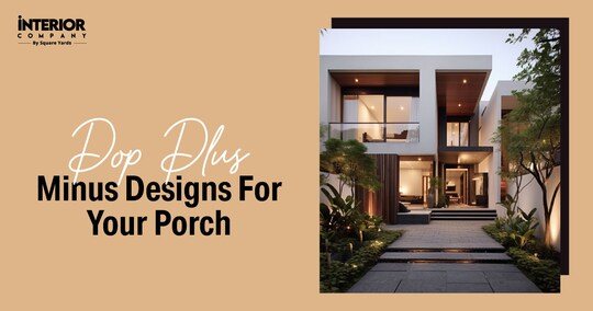 Modern Pop Plus Minus Designs For Your Porch