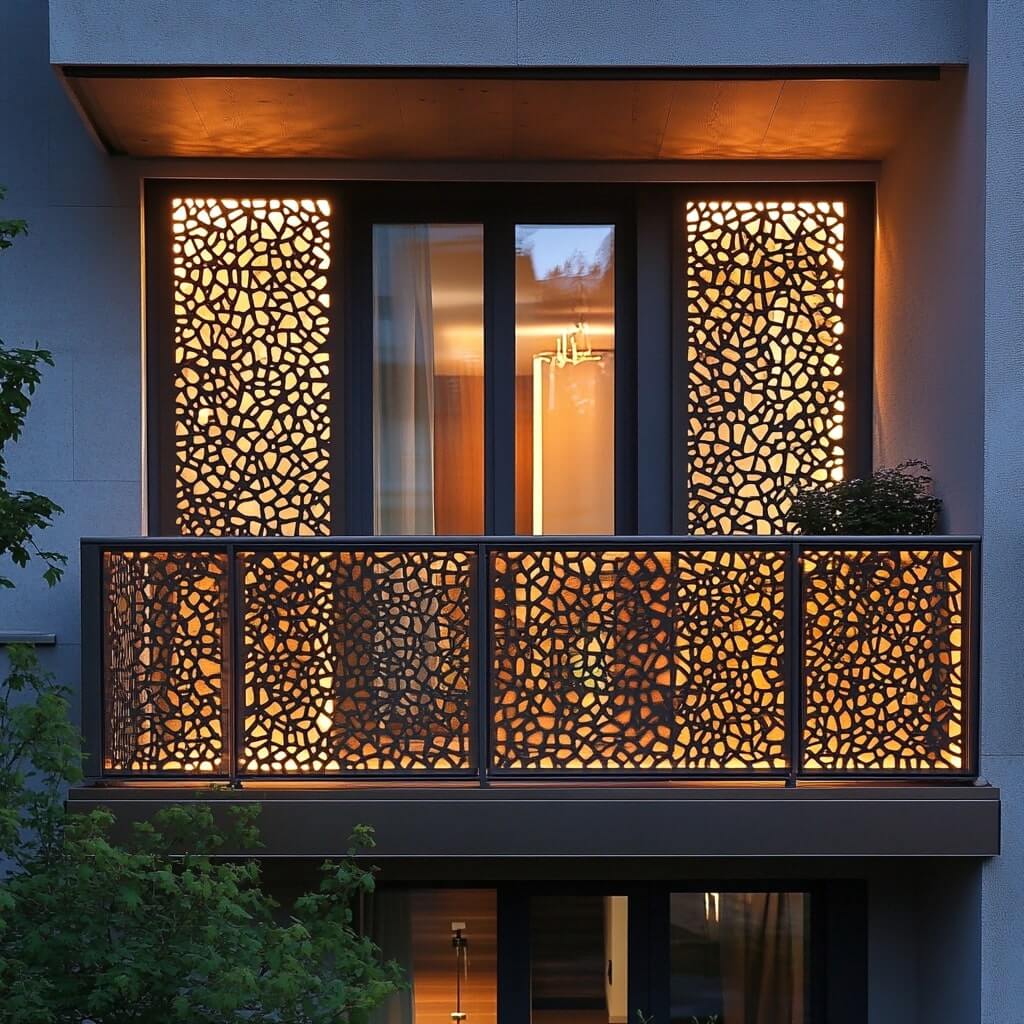 Balcony Screens That Glow After Dark